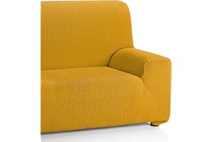 Martina Home Emilia Elastyczny pokrowiec na sofę 3-osobową, złoty (170 do 220 cm szerokości)