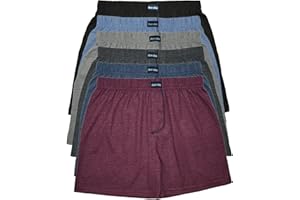 MioRalini Topowa oferta 12 lub 6 bokserek kolorowych, miękkie i luźne, w neutralnych kolorach, klasyczne bokserki męskie, rozmiar S, M, L, XL, 2XL, 3XL, 4XL, 5XL, 6XL, 7XL