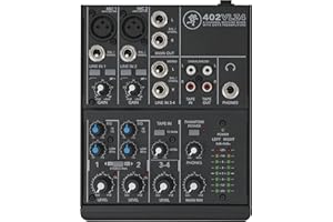 MACKIE 402VLZ4 mezclador analógico compacto de 4 canales con los legendarios previos de micro Onyx