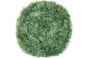 Chumix Guirnalda Navidad Pino Guirnaldas Navideñas - 10M Guirnaldas Navidad Exterior, Guirnaldas Navideña Verde Abeto Artificial, por Decoración Exterior Interior Hogar Puerta y Pared Christmas