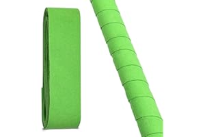 TROTH Grip pour crosse de hockey – Chamois – Bande de hockey sur glace – Bande de hockey antidérapante, douce et durable pour bâton de hockey – Poignée étanche pour intérieur (vert fluo)
