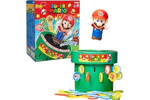 TOMY Pop Up Super brädspel för förskolebarn och hela familjen, 2 – 4 spelare, för pojkar och flickor från 4 år