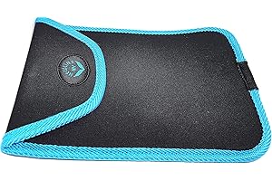 NEWLINE NY NewlineNY Travel Protection Sleeve - Small Size for Super Mini Scales - SBB0638SM Series Blue Edge (Case only, no Scale) - 9" L x 6" W x 0.3" H