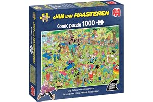 Jan Van Haasteren Hundparkour – 1 000 bitar pussel för vuxna – stort pussel för vuxna – 100% återvunnen kartong 1 000 st seri