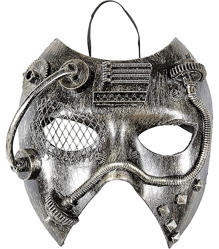 Maschera Gas Master Boland - Accessorio Horror Per Carnevale E Halloween In Stile Steampunk - Foto 10