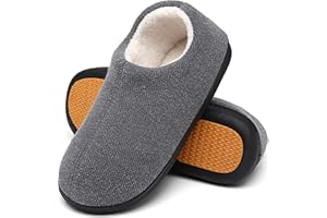 Mishansha Pantofole Uomo Ciabatte Invernali Memory Foam Pantofole Calde Gr.39-46