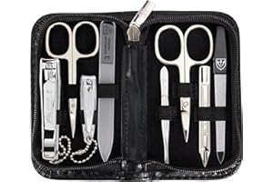 3 Swords Germany - kit manucure pedicure soin des ongle avec lime en verre - qualite marque (078)