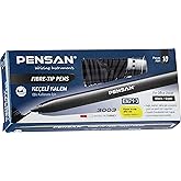Pensan 3003 Ofis Tipi Ke&ccedil;eli Kalem Siyah 10 Lu - PE3003KK10S