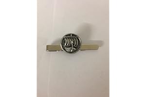 Viking Ship R1 English Pewter emblem on a Tie Clip (slide) made by prideindetails posted from sheffield