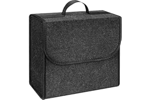 Xibao 30x15x30CM Organizer Bagagliaio Auto,Organizzatore del Bagagliaio Dell'auto,Portaoggetti Auto per Attrezzi & Cura,Adatto a Modelli Generici Come Berline,Camion,SUV,Veicoli Commerciali