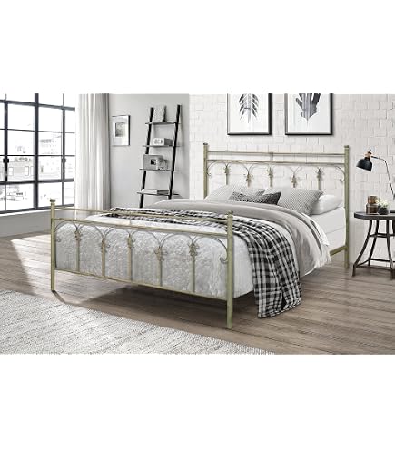 Qualydorm Letto in Ferro Battuto Una piazza e mezza Moderno PIRAMIDE - Prodotto Artigianale Italiano Vari colori da cm 120x190 (Bianco Opaco) | Leroy Merlin