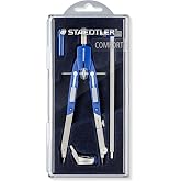 Staedtler Mars Comfort 552 Quick Adjust Compass | All metal with extension rod, universal adapter &amp; spare box &ndash; Art.-No. 552