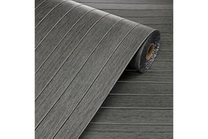 Livelynine Paneles Decorativos para Pared 3D Madera Listones Negro Paneles para Paredes Interiores 60CMx3M Revestimiento Pared Madera Gris Carbón Panel Decorativo Paredes Dormitorio Oficina Estudio