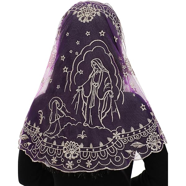 Bozidol Voile De Messe Catholique, Mantille En Dentelle Avec