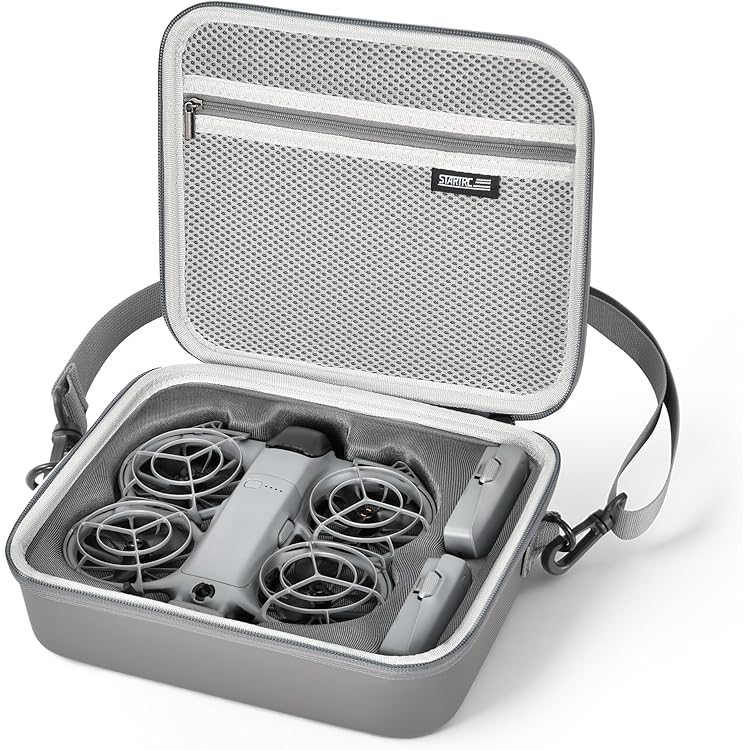 Lokyoyo Tragtasche für DJI Neo 2 Motion Fly More Combo – Portable Reise-Transporttasche mit Schultergurt für Goggles N3, RC Motion 3, Ladezentrale und andere Drohnenzubehörteile (Option3