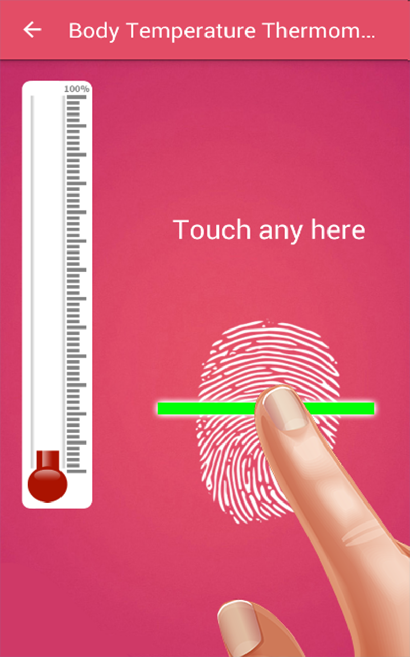 Body Temperature Thermometer Test Prank Finger Body Temperature Prank Amazon.fr Appstore