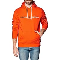 Tommy Hilfiger Uomo Felpa Tommy Logo con Cappuccio