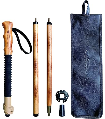 Bâton De Marche Saturnia Papillon 1 M – En Bois De Châtaignier, Pour Randonnée Et Trekking