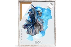 rahmengalerie24 Schattenfugenrahmen 30x60 cm Vintage für Leinwand Bilderrahmen Keilrahmen für Leinwände aus Holz MDF