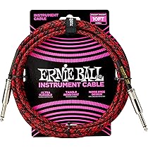 Cavo Per Chitarra Ernie Ball 6.1m Nero - Doppia Schermatura, Connettori Dritti - Foto 12