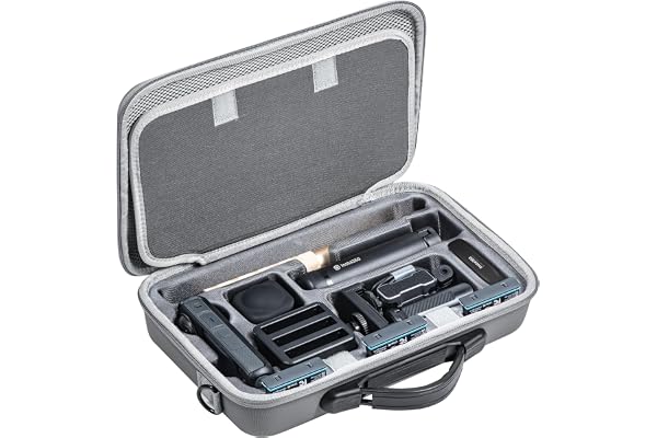 yantralay x Startr c Carrying Case for Insta 360 X4/X5, Portable PU Storage Protective Bag Travel Case for Insta 360 X4/X5 Accessories with Large Capacity.