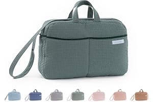 mi bollito – Bolso de maternidad Crossbody para carrito de bebé y para hospital. Bolsa organizadora práctica y elegante de gran capacidad. Producto fabricado en España.
