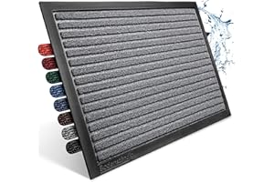 ‎BODENSTÄNDIG Bodenständig Fußmatte außen - extrem rutschfest & langlebig - Fußabtreter außenbereich grau 40x60cm - Türmatte in Perfekter Größe für die Haustür - Fussmatte aussen - Türvorleger gestreift Outdoor