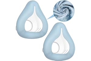 BLESSEASE 2 masques CPAP compatibles avec AirFit F20 Masque en tissu pour F20 Confortable à porter Coussin Masque à oxygène étanche Blue-L