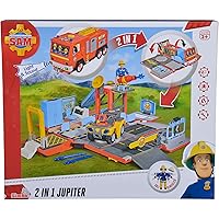 Simba 109251029 - Feuerwehrmann Sam 2 in 1 Jupiter mit Sound