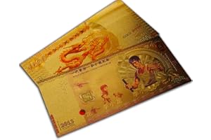 EILLWIN Special Legendary Rare Martial Arts Gift Bruce Lee & Chinese Dragon Banknote Set