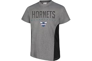 UNK NBA Ultra Game Vtm0291f - Camiseta de Punto de poliéster para Hombre, Hombre, NBA Performance Poly Knit Team Logo Camiseta para Hombre, VTM0291F, Carbón Jaspeado., S