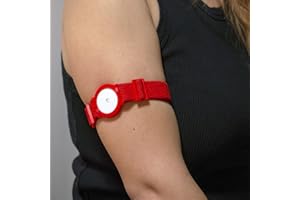 TD1 3D Freestyle Libre 1/2 Sensor Armband Holder Red Protects Your Sensor