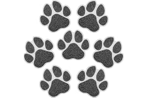 Secopad Pegatinas antideslizantes para bañera, 20 piezas grandes de seguridad para bañeras, duchas, peldaños adhesivos raspadores (Negro)