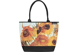 VON LILIENFELD Torebka damska Vincent van Gogh słoneczniki Art Motif Shopper Wymiary L42 x H30 x D15 cm Torba plażowa Torba z uchwytem Biuro