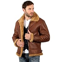 Damen-Shearling-Mantel Aus Schaffell – Braun, Zweireihig, Mit Gürtel