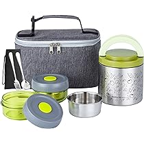 YUMMII YUMMII Bento Box Piccola In Acciaio Inox 18/8 – 1, 2 O 3 Scomparti, Con Sacchetto In Cotone, 100% Senza Plastica