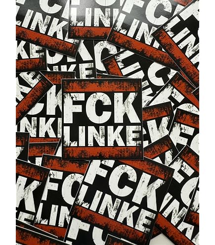 FCK GRN Aufkleber Broken 5,2cm Anti Grüne Klima CO2 E-Auto