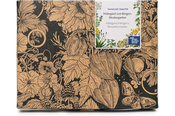Jardin du monastère de Hildegard von Bingen - Kit cadeau de graines avec 6 plantes médicinales médiévales
