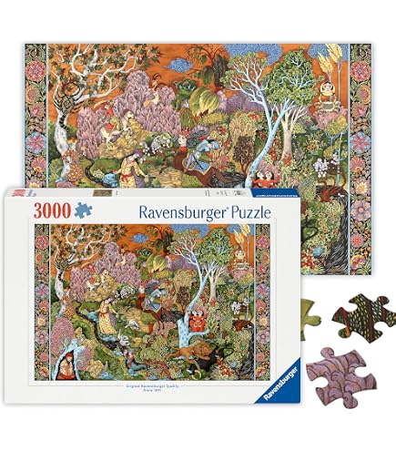 REKGO Tapis De Puzzle Enroulable En Caoutchouc Pour 3000 Pièces - Avec Plateaux De Tri Et Sac De Rangement