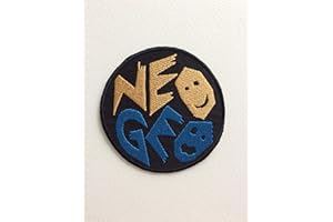 LUPSTY Blue Hawai D378 - Toppa da cucire Neo Geo, 8 cm