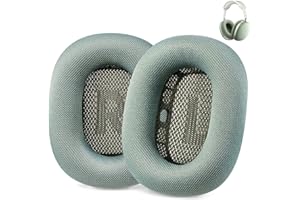 AHG Accessory House Global Upgraded Replacement airpods max ear Cushions pads compatible with Apple AirPods Max Headphones (Green). Silicone Lined Mesh/High-Density Foam/Strong Magnet