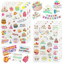 Maildor 3D-Sticker-Set Cooky – 50 Bunte Aufkleber Für Scrapbooking, Handy-Deko, Tagebuch & Bastelprojekte, Ab 4 Jahren