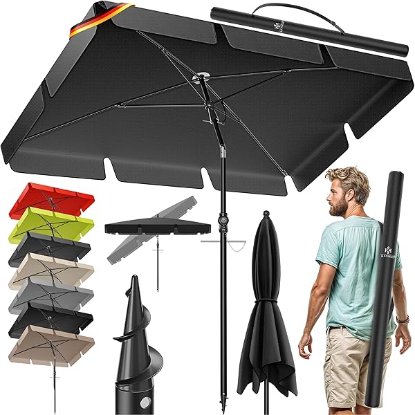 Jiubiaz Parasol, tuinparasol, UV30 , waterafstotend, uv-bescherming Jiubiaz Parasol, tuinparasol, UV30 , waterafstotend, uv-bescherming