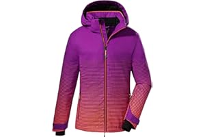 Killtec Kurtka narciarska/kurtka funkcyjna z kapturem i osłoną przeciwśnieżną Dziewczynki Ksw 158 Grls Jckt