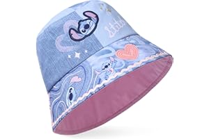 Disney Lilo und Stitch Fischerhut Kinder, Mädchen Bucket Hat für Sommer, Urlaub, Strand - Stitch Sachen