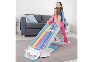 Pop2Play Pop2Play-Zjeżdżalnia, Kolor Tęczowy, 150cm (długość) x 63cm (Głębokość) x 71cm (Głębokość) (CONCENTRA 123097)