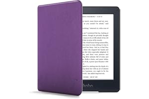 FOREFRONT CASES Cover per Kobo Nia – Leggera Custodia Kobo Nia - Viola – Protettiva, Sottile e Leggero Kobo Nia Cover con Funzione Auto Sleep Wake, Design a Conchiglia Custodia