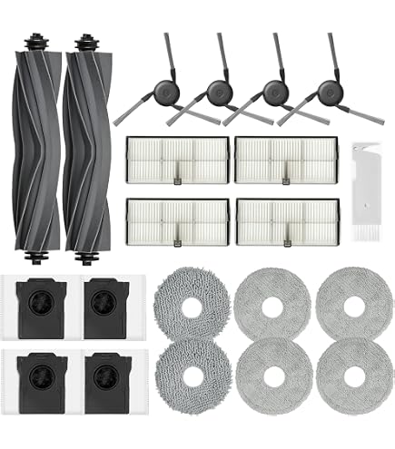 Kit De Nettoyage Complet Pour Aspirateur MOVA P50 Pro - Filtres, Serpillères, Sacs Et Brosses