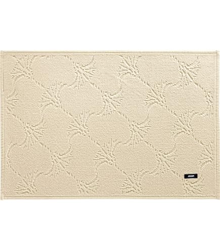 Joop! Badteppich New Cornflower Allover – 70x120 Cm, 100% Polyacryl, Rutschfeste Rückseite (für Fußbodenheizung Geeignet)