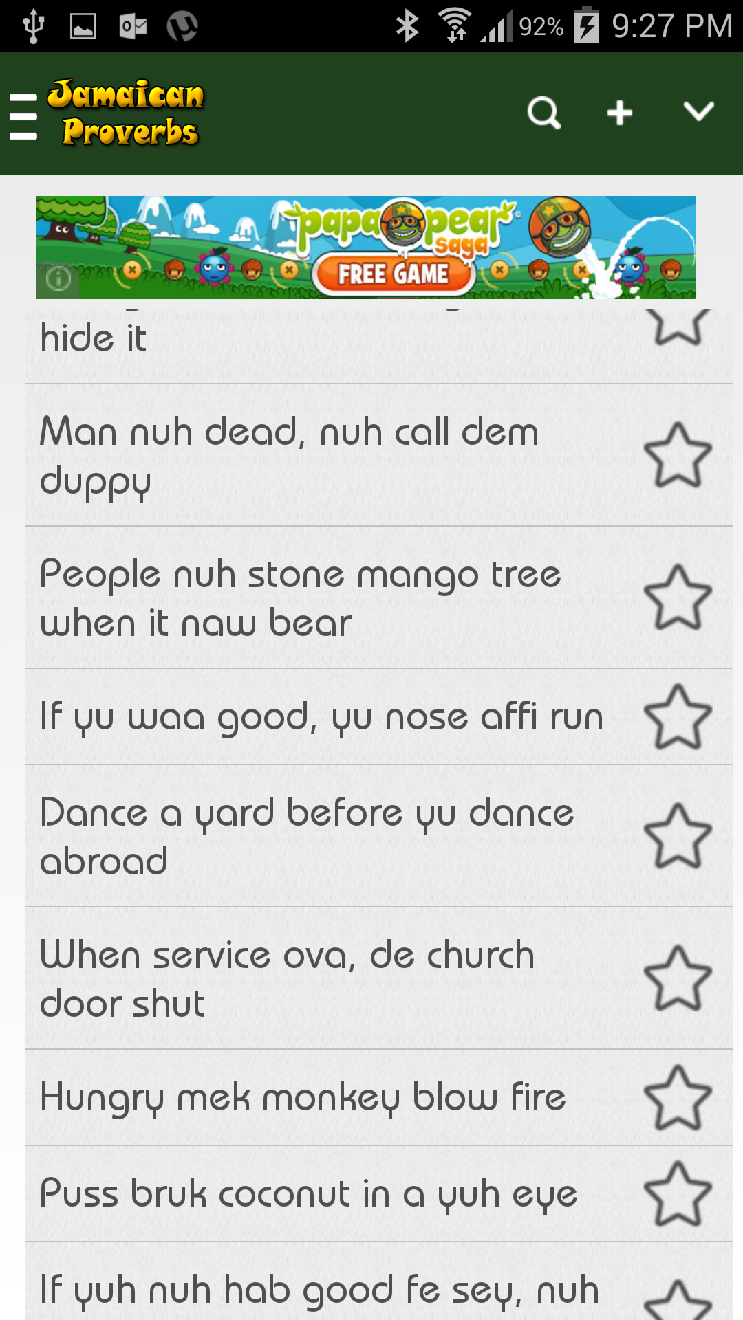 Jamaican Proverbs Amazon co uk Apps Games